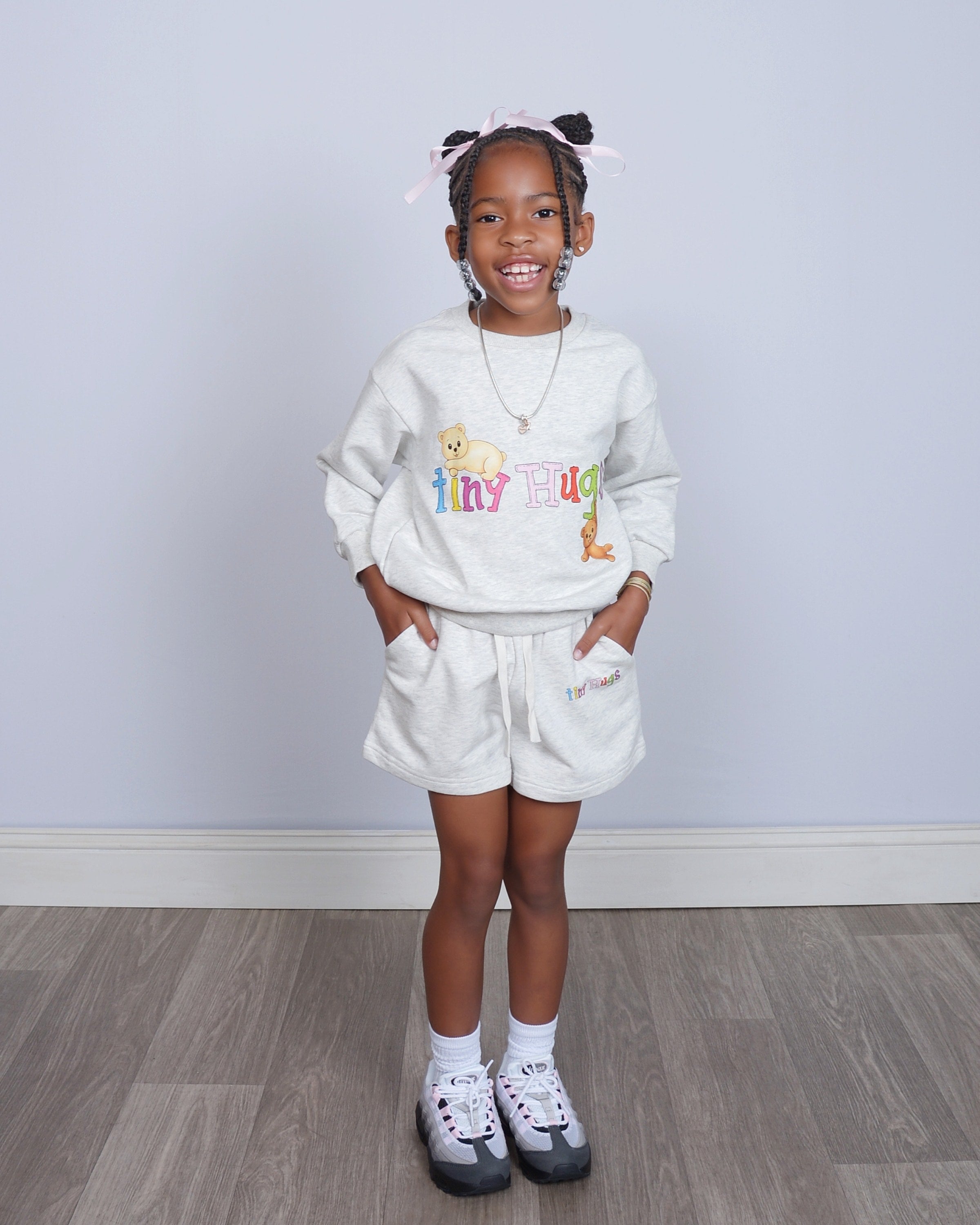 Cuddle Cloud Grey Short Set